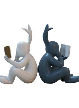 兔子客厅卡通书档看书现代