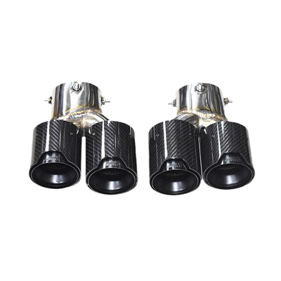 宝马新3系四出尾喉改装排气管