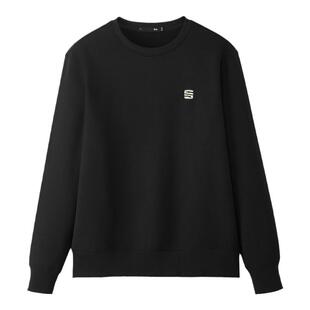 HLA/海澜之家秋冬季新圆领刺绣小标宽松时尚潮流舒适上衣卫衣男款