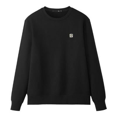 海澜之家圆领绣标宽松时尚卫衣男