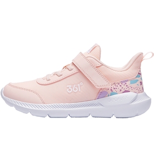 361度童鞋女童运动跑步鞋2026春季新款透气中大童鞋子儿童运动鞋