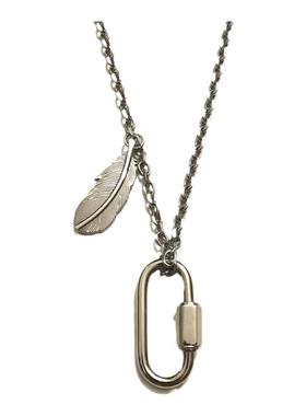 triplej原创羽毛项链高级无性别