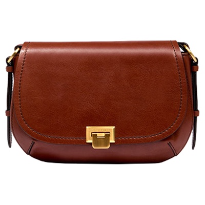 The Bridge/桥牌 FEDERICA系列女士简约精致牛皮单肩小方包