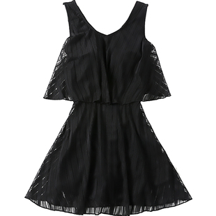 宜肤黑色游泳衣女仙女范保守2025新款显瘦遮肉小胸聚拢泡温泉泳装