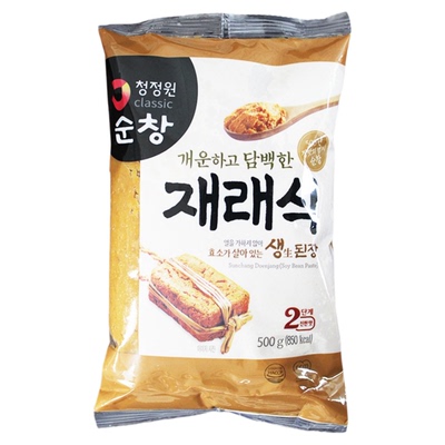 大酱韩国黄豆酱清净园传统生大酱