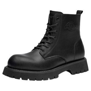 李健同款Dickies马丁靴男2025新款棉鞋冬季靴子男士工装靴雪地靴