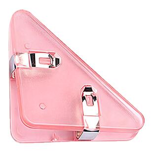 透明三角夹书固定书本夹边角夹试卷三角文件夹子文具学生收纳整理