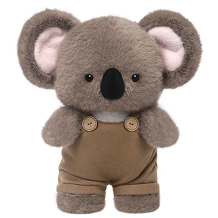 捉趣背带裤考拉毛绒玩具可爱玩偶公仔娃娃睡觉抱枕女孩女生日礼物