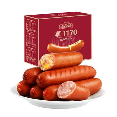尊乐香肠礼盒1170g原味芝士蜜汁