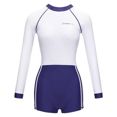 AquaPlay长袖连体泳衣女冲浪服女