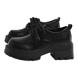 环球英伦风乐福鞋女款2025秋季新款增高单鞋子时尚百搭厚底小皮鞋