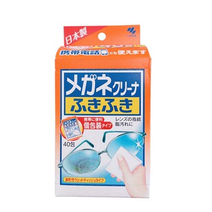 日本进口小林制药手机屏幕相机镜头速干擦镜纸清洁去污湿巾眼镜布