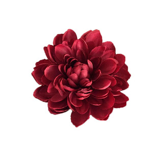 海边头花渡假拍照发饰品红色玫瑰花朵发夹耳边夹卡子网红写真头饰