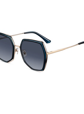 海俪恩防紫外线蝶形复古女墨镜