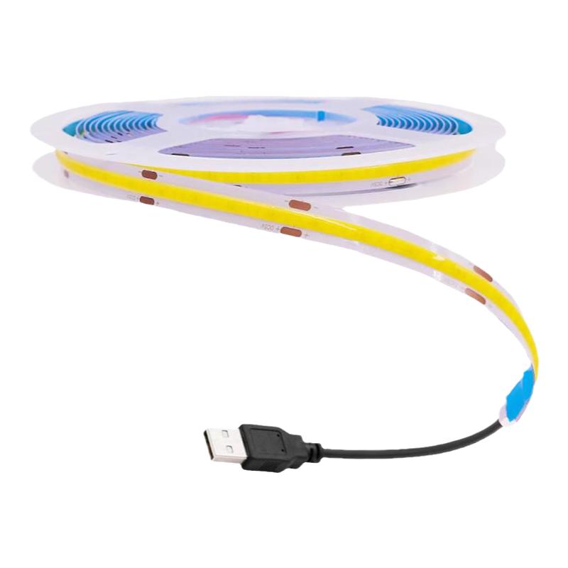柔性cob软灯带led灯条充电电脑