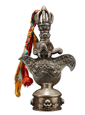 闯隆尼泊尔手工摆件金刚钺刀摆件