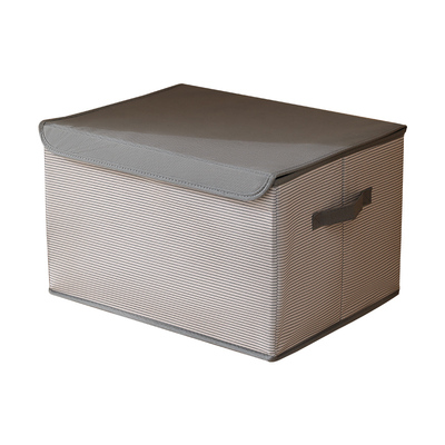 装衣服收纳箱家用衣物收纳盒翻盖衣柜整理箱储物箱可折叠布艺衣箱