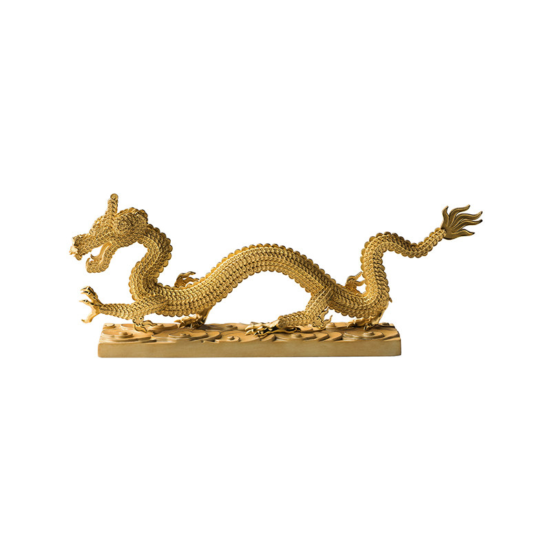铜师傅《钱龙》铜摆件
