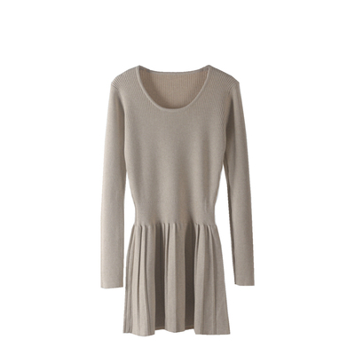秋冬小个子内搭毛衣裙