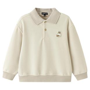 巴拉巴拉童装男童卫衣儿童2025秋季新款t恤Polo衫潮
