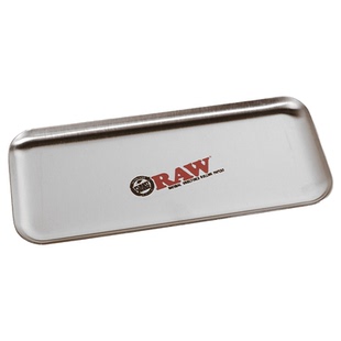 RAW不锈钢手卷烟盘烟丝盘操作盘金属大小号家用醒草盘醒丝盘tray