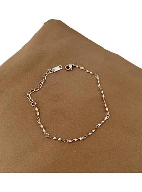 简约高级感极细手链女钛钢不掉色