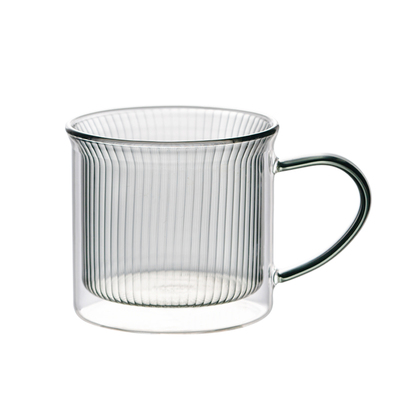 耐热防爆人工吹制马克杯高硼硅