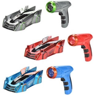 红外线激光感应爬墙车特技车攀爬遥控吸力追光追踪汽车男孩玩具车