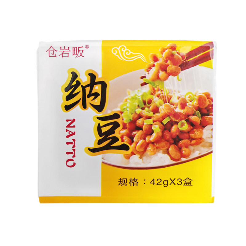 仓岩畈纳豆国产独立包装拉丝纳豆