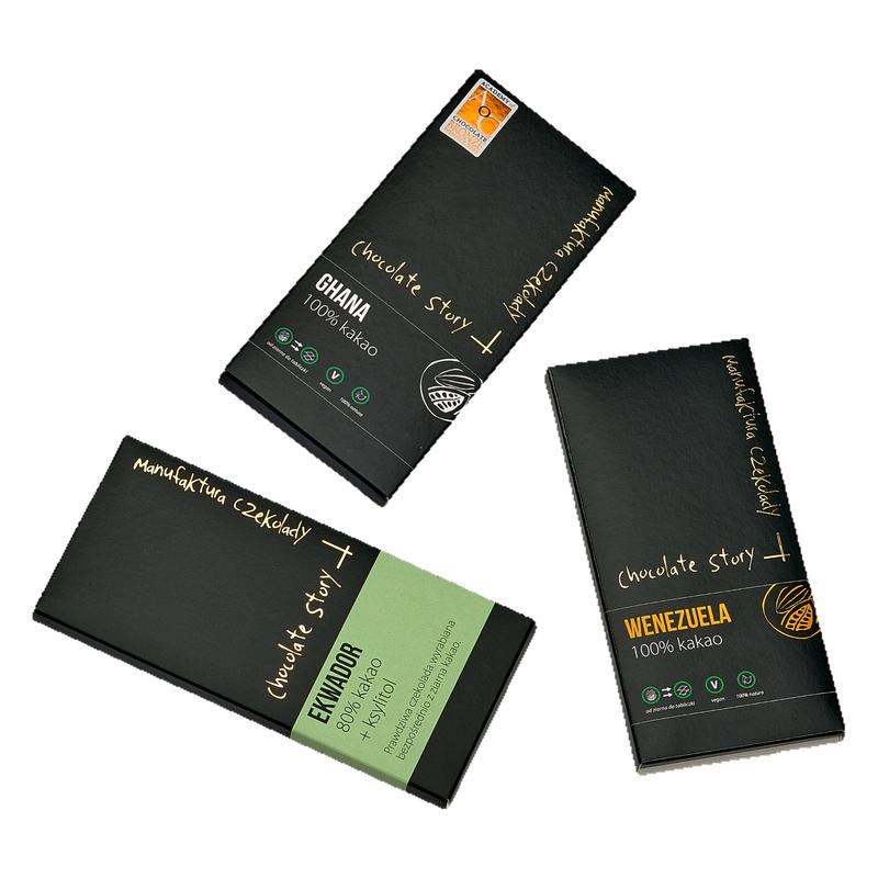波兰进口Chocolate Story100%无糖黑巧克力纯可可脂排块零食健身