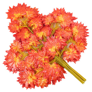 仿真树枝树叶塑料植物假红枫叶装饰银杏榕树叶假叶子绿植工程造景