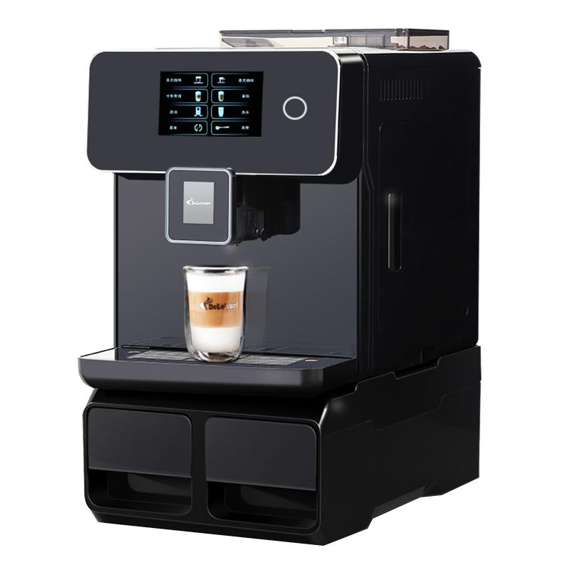 德颐DE-760自动上水双屏全自动咖啡机小型商用办公室家用意式美式