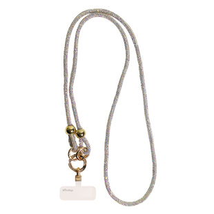 虹客手机挂绳斜挎长款满钻精致高级感可肩背带ins女士旅游出行包包链绳超好看绝美漂亮个性手机壳链高端新品