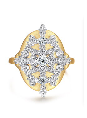 雕花宫廷S925复古法式蕾丝戒指女