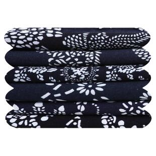 乌镇蓝印花布料纯棉青花中国风面料仿蜡染加厚民族风桌布碎花布头