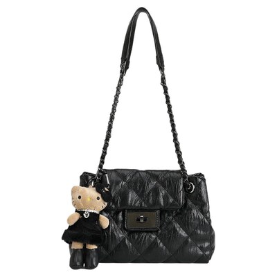 复古菱格包通勤百搭超有范