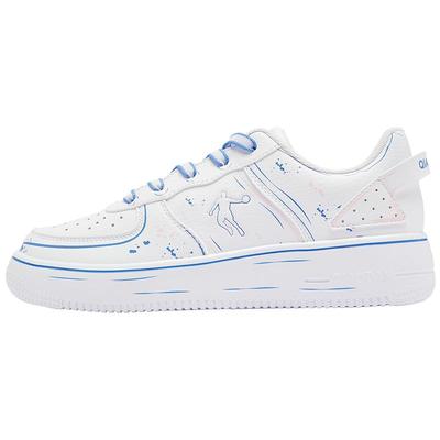 乔丹小白鞋女冬季厚底鞋子潮流涂鸦休闲鞋百搭运动鞋经典板鞋男鞋