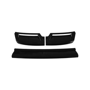 适用于极氪9X曜黑外观套件后杠黑化中网前脸饰条黑武士改装配件