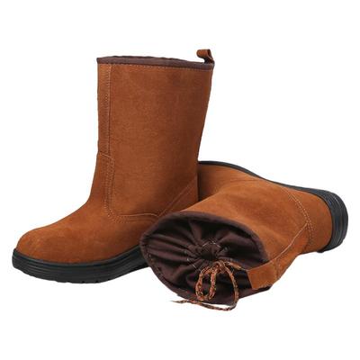 靴加棉保暖油田高帮钢包头防护鞋