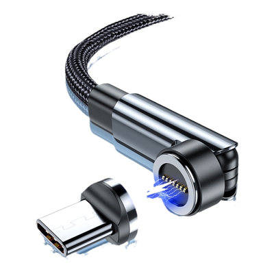 旋转三合一超级快充磁吸数据线