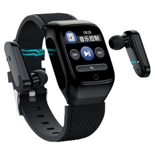 黑科技智能手环蓝牙双耳机二合一心率血压睡眠监测男女可接听电话vivo苹果华为三星小米oppo通用计步运动手表