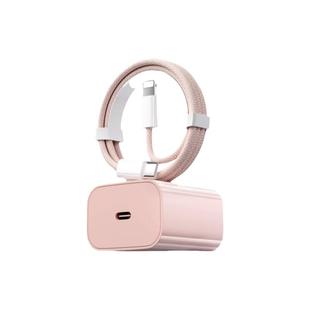 坦吉尼适用30W苹果13充电器快充头马卡龙iphone14pro/max防折断编织数据线高颜值12pro/max/xr全系列配色套装