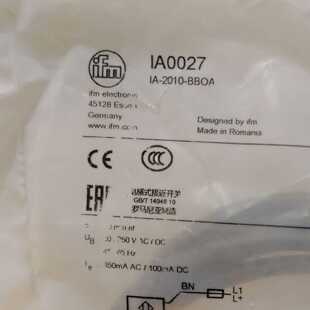 议价IFM E30421 I7R205 IA0027 IA5062 全新原装正品易福门