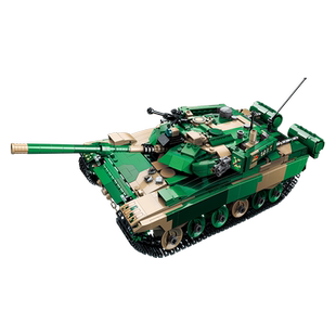 奇妙积木Keeppley96B主战坦克玩具大国重器军事模型儿童益智玩具