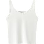 [商场同款]森马背心女短款V领紧身外穿2025夏装新款凉感叠穿百搭