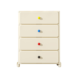 Babyview多巴胺收纳柜抽屉式加厚塑料床头柜夹缝多层置物储物柜子