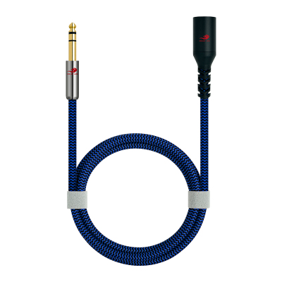 戈利狮6.35TRS转卡侬公音频线
