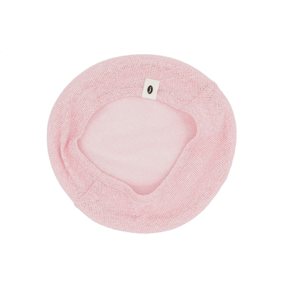 JOJOKUR 「透光漫游粉」会呼吸的粉镂空贝雷帽女_柔焦复古滤镜感