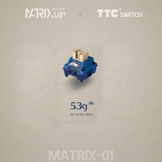 客制化机械键盘 TTC Matrix 01 线性 段落 45g53g 定制轴