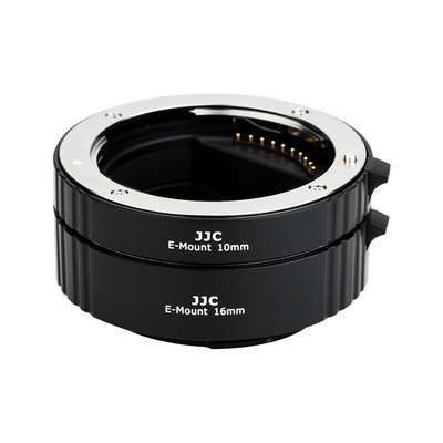 JJC适用索尼E卡口微距转接环相机近摄接圈A9 A7R5/R4/R3 A7C A7M4/S3 A1 ZVE10 A6700 A7C2 ZVE1 ZVE10L配件